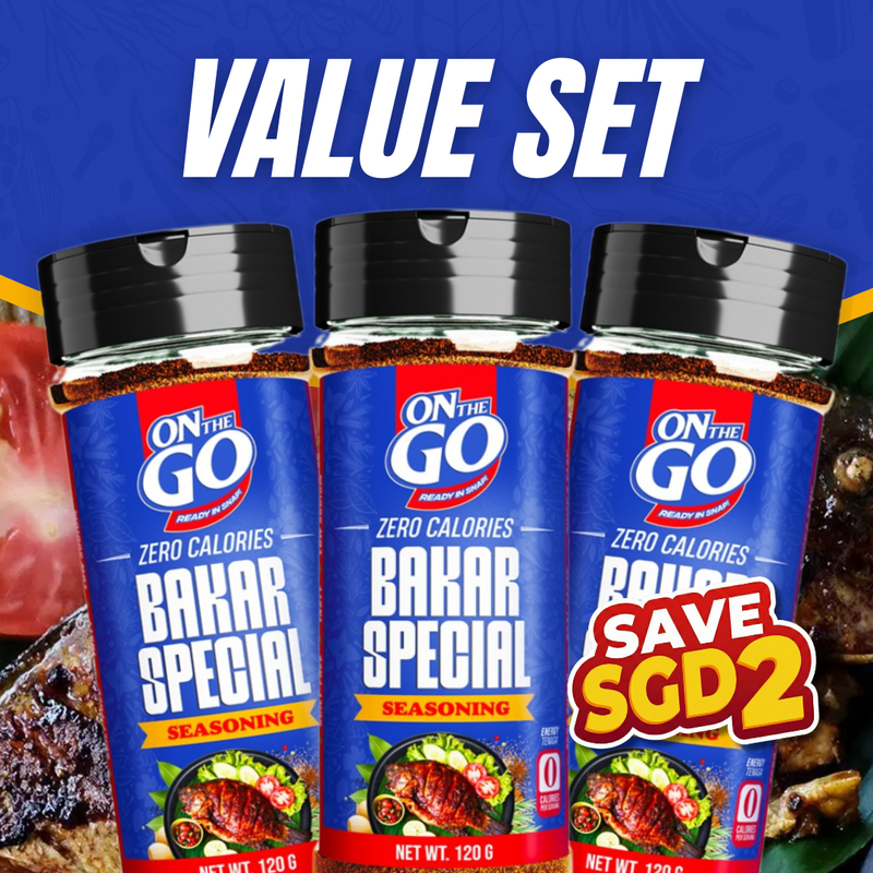 OnTheGo Zero Calories Seasoning - Value Set Bakar Special