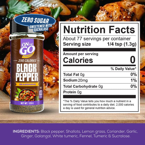 OnTheGo Zero Calories Seasoning - Blackpepper Special — product photo 2 of 7